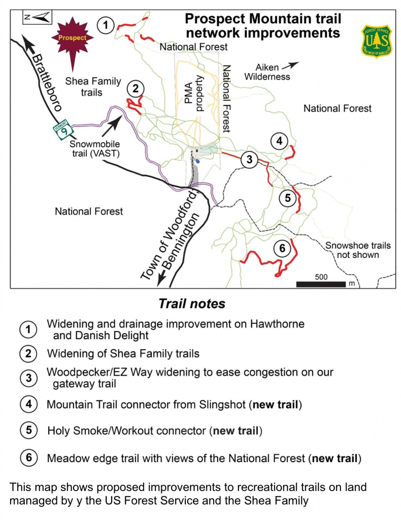 Prospect Mountain Trail Map Explore - Prospect